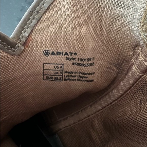 Ariat Kids Brown Americana Cowboy Boots – Camo Flag Western Boots - Picture 5 of 5